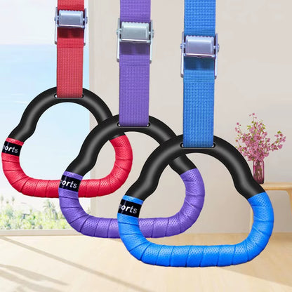 Hanging Ring Home Children'S Horizontal Bar Indoor Adult Pull-Up Stretch Fitness Equipment Adjustable Ring Pull Training